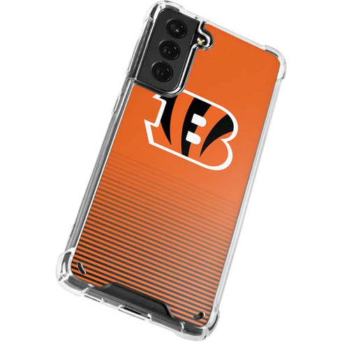 NFL Cincinnati Bengals Breakaway Galaxy S21 Plus 5G Clear Case