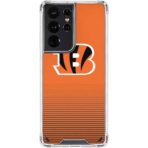 NFL Cincinnati Bengals Breakaway Galaxy S21 Ultra 5G Clear Case