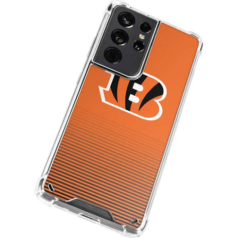 NFL Cincinnati Bengals Breakaway Galaxy S21 Ultra 5G Clear Case