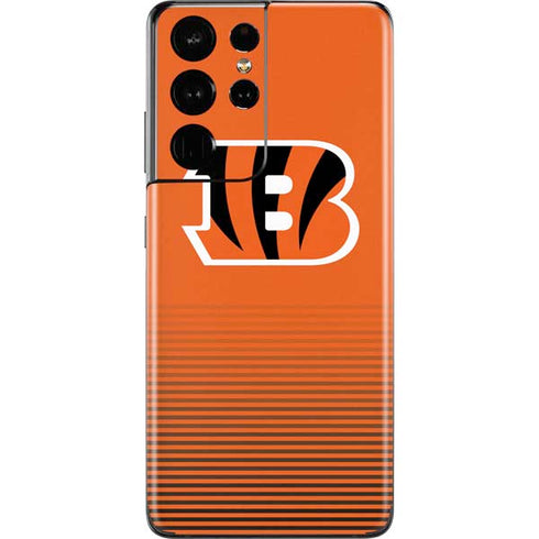 NFL Cincinnati Bengals Breakaway Galaxy S21 Ultra 5G Skin