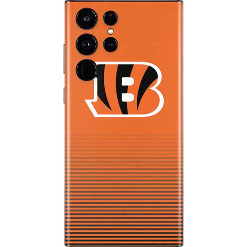 NFL Cincinnati Bengals Breakaway Galaxy S22 Ultra Skin
