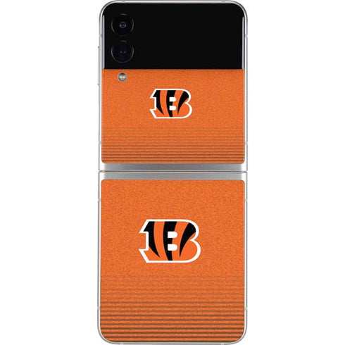 NFL Cincinnati Bengals Breakaway Galaxy Z Flip3 5G Skin