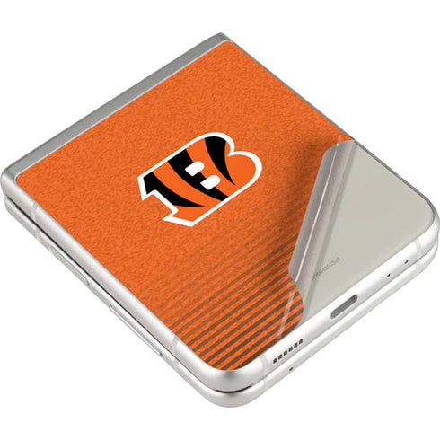 NFL Cincinnati Bengals Breakaway Galaxy Z Flip3 5G Skin