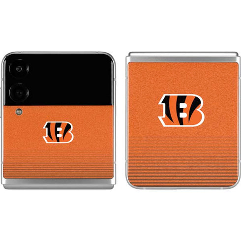 NFL Cincinnati Bengals Breakaway Galaxy Z Flip4 5G Skin