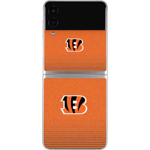 NFL Cincinnati Bengals Breakaway Galaxy Z Flip4 5G Skin