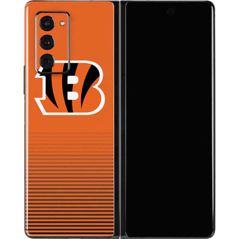 NFL Cincinnati Bengals Breakaway Galaxy Z Fold2 5G Skin