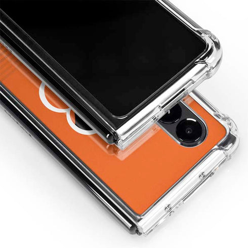 NFL Cincinnati Bengals Breakaway Galaxy Z Fold4 5G Clear Case