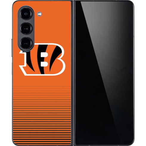 NFL Cincinnati Bengals Breakaway Galaxy Z Fold5 5G Skin