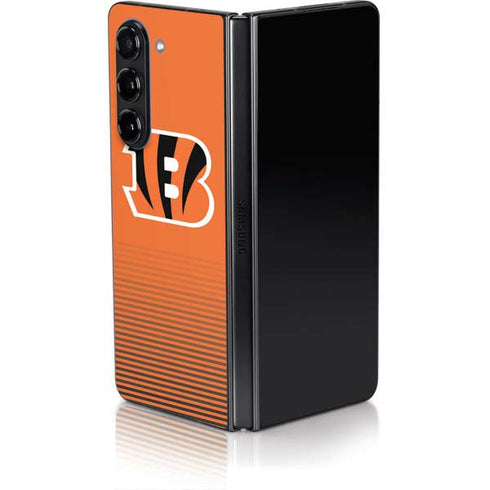 NFL Cincinnati Bengals Breakaway Galaxy Z Fold5 5G Skin