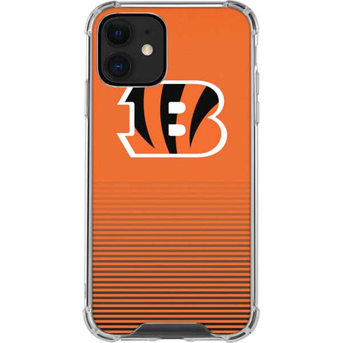 NFL Cincinnati Bengals Breakaway iPhone 12 Mini Clear Case