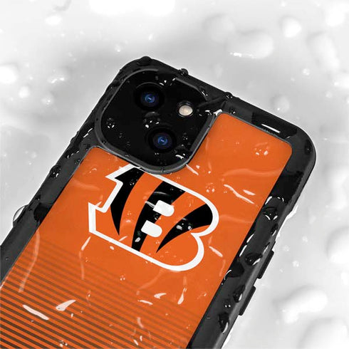 NFL Cincinnati Bengals Breakaway iPhone 13 Mini Waterproof Case