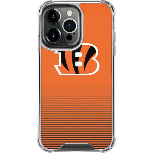 NFL Cincinnati Bengals Breakaway iPhone 13 Pro Clear Case