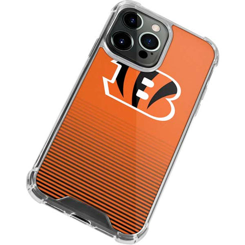 NFL Cincinnati Bengals Breakaway iPhone 13 Pro Max Clear Case