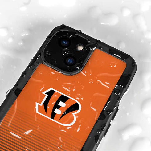 NFL Cincinnati Bengals Breakaway iPhone 15 Waterproof Case