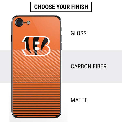 NFL Cincinnati Bengals Breakaway iPhone SE (2nd & 3rd Gen) Skin
