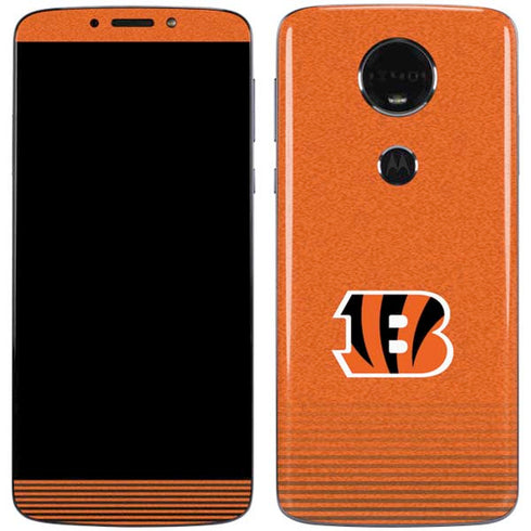 NFL Cincinnati Bengals Breakaway Moto E5 Plus Skin