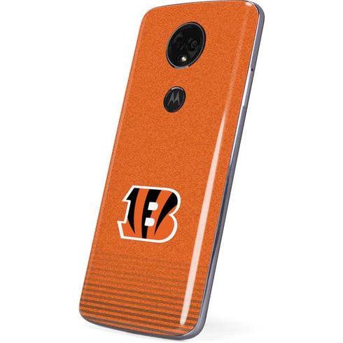 NFL Cincinnati Bengals Breakaway Moto E5 Plus Skin