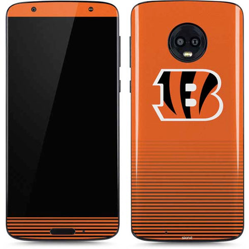 NFL Cincinnati Bengals Breakaway Moto G6 Skin
