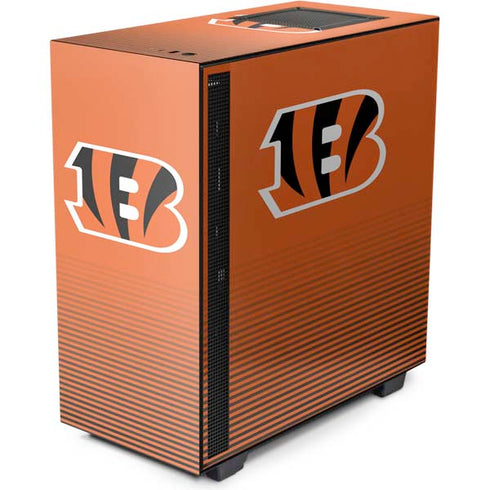 NFL Cincinnati Bengals Breakaway NZXT H510 Compact ATX Mid-Tower Case Skin