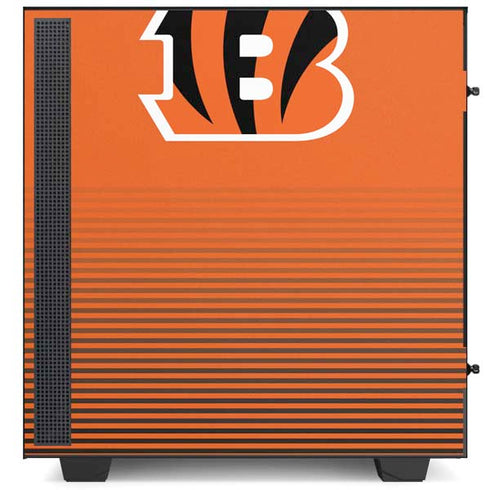 NFL Cincinnati Bengals Breakaway NZXT H510 Compact ATX Mid-Tower Case Skin