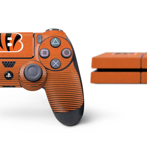NFL Cincinnati Bengals Breakaway PS4 Console and Controller Bundle Skin