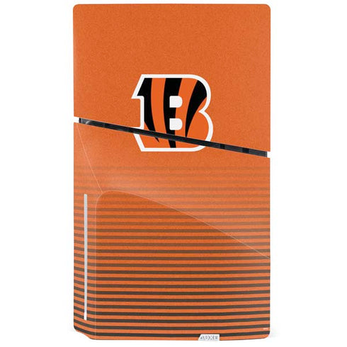 NFL Cincinnati Bengals Breakaway PS5 Slim Disk Console Skin