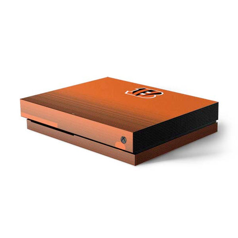 NFL Cincinnati Bengals Breakaway Xbox One X Console Skin