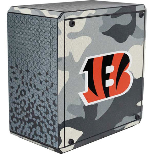NFL Cincinnati Bengals Camo Cooler Master MasterBox Q300L Mini Tower Skin