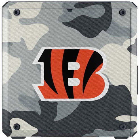 NFL Cincinnati Bengals Camo Cooler Master MasterBox Q300L Mini Tower Skin