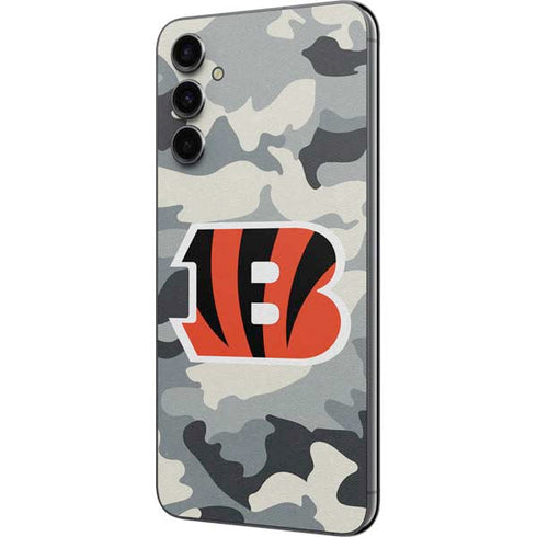 NFL Cincinnati Bengals Camo Galaxy A14 5G Skin