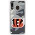 NFL Cincinnati Bengals Camo Galaxy A20 Clear Case