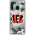 NFL Cincinnati Bengals Camo Galaxy A21 Clear Case