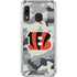 NFL Cincinnati Bengals Camo Galaxy A30 Clear Case