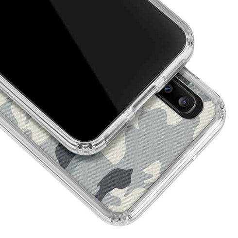 NFL Cincinnati Bengals Camo Galaxy A30 Clear Case