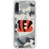 NFL Cincinnati Bengals Camo Galaxy A50 Clear Case