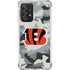NFL Cincinnati Bengals Camo Galaxy A52 5G Clear Case