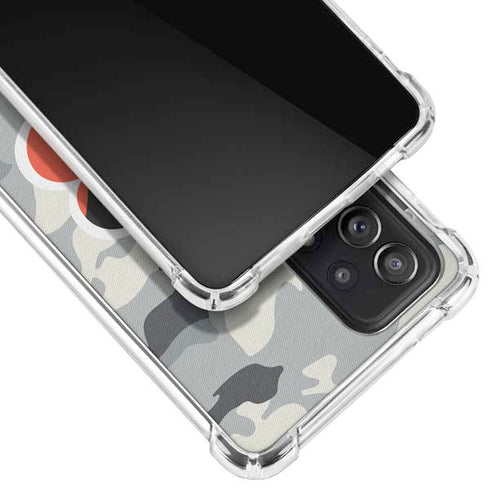 NFL Cincinnati Bengals Camo Galaxy A52 5G Clear Case