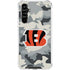 NFL Cincinnati Bengals Camo Galaxy A54 5G Clear Case