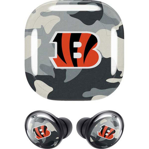 NFL Cincinnati Bengals Camo Galaxy Buds Pro Skin