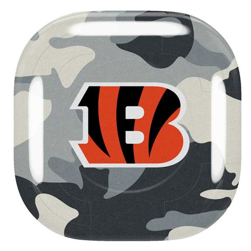 NFL Cincinnati Bengals Camo Galaxy Buds Pro Skin