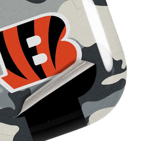 NFL Cincinnati Bengals Camo Galaxy Buds Pro Skin
