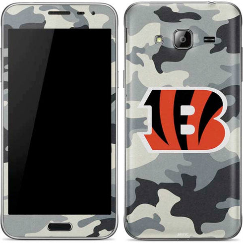 NFL Cincinnati Bengals Camo Galaxy J3 Skin