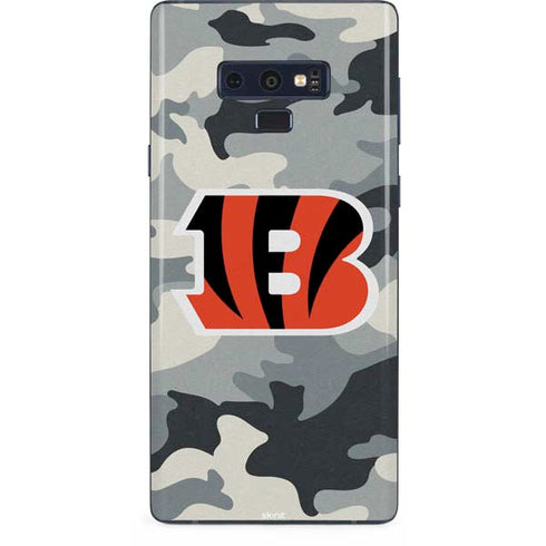 NFL Cincinnati Bengals Camo Galaxy Note 9 Skin