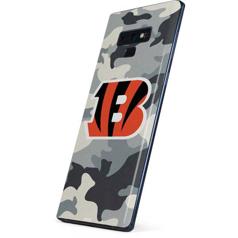 NFL Cincinnati Bengals Camo Galaxy Note 9 Skin