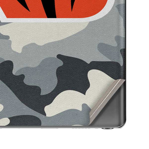 NFL Cincinnati Bengals Camo Galaxy Note20 5G Skin