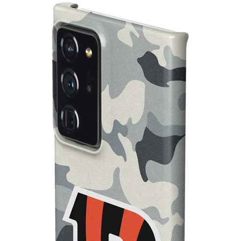 NFL Cincinnati Bengals Camo Galaxy Note20 Ultra 5G Lite Case