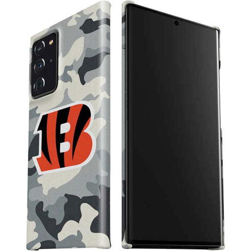 NFL Cincinnati Bengals Camo Galaxy Note20 Ultra 5G Lite Case