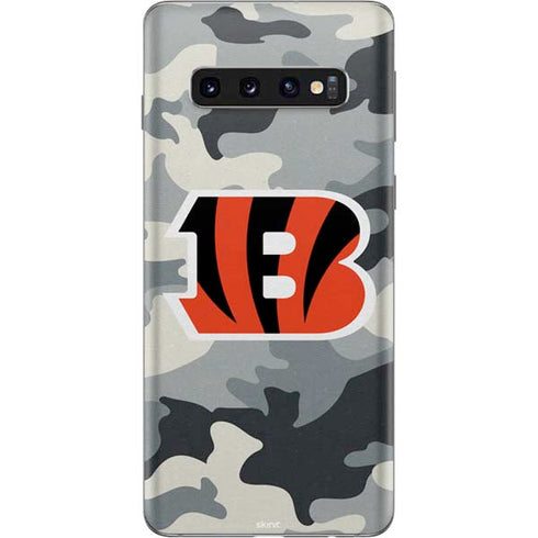 NFL Cincinnati Bengals Camo Galaxy S10 Skin