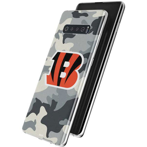 NFL Cincinnati Bengals Camo Galaxy S10 Skin