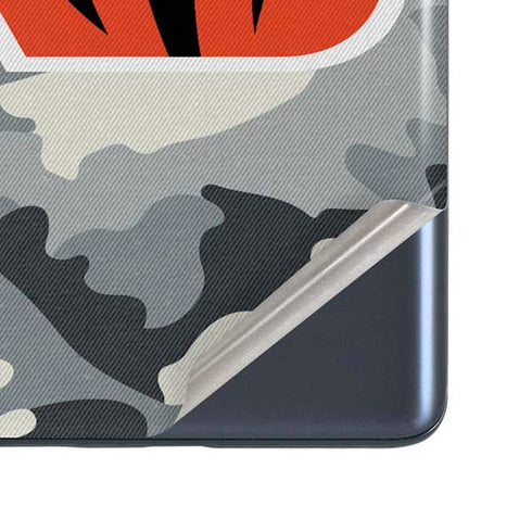 NFL Cincinnati Bengals Camo Galaxy S20 Fan Edition Skin